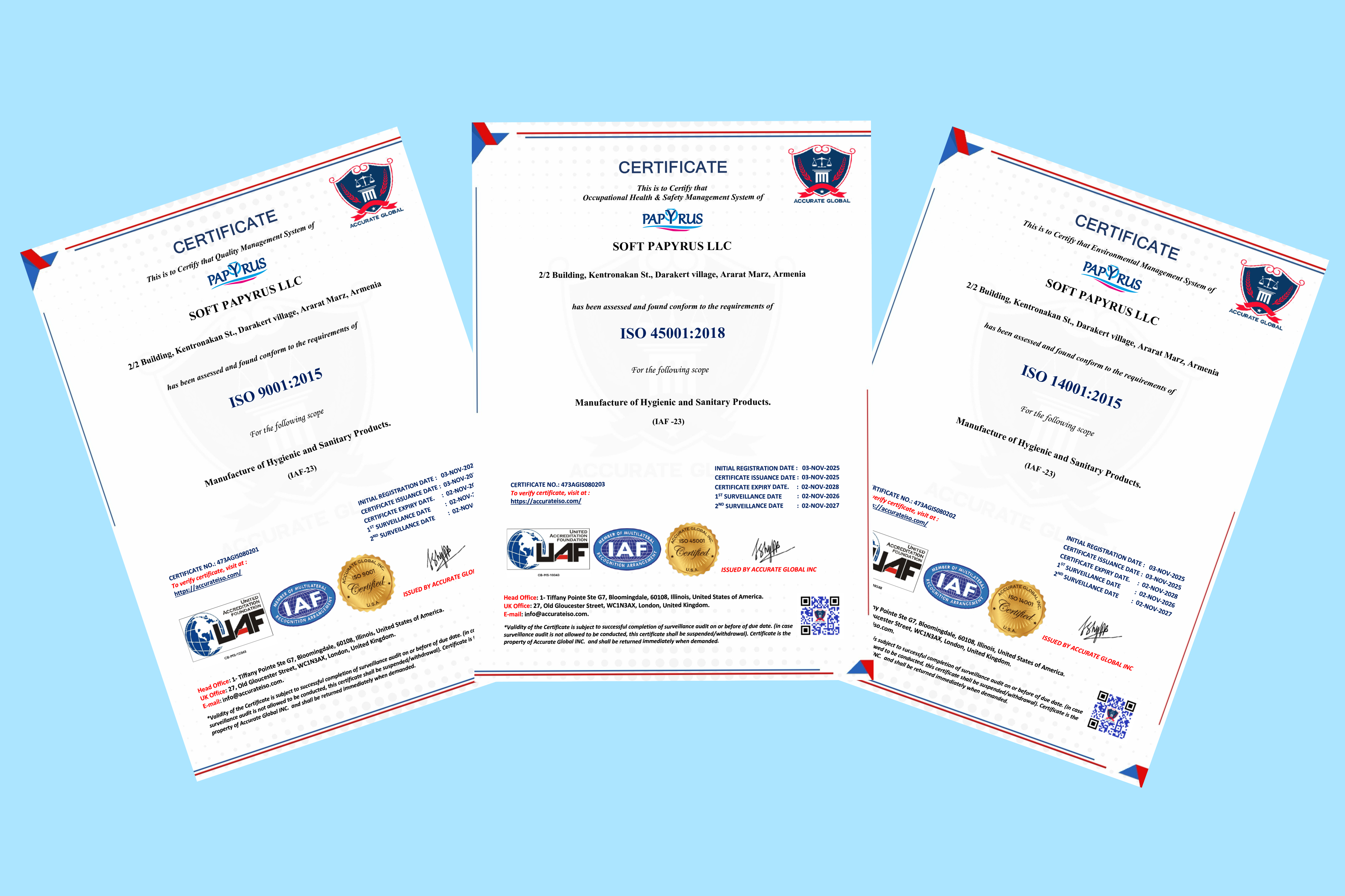  Որակի հաստատման նոր նշաձող