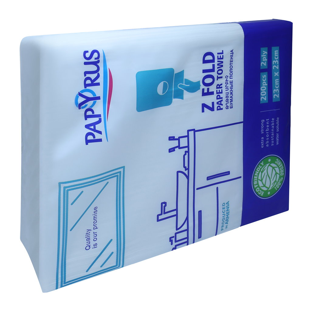 Z ծալվածքի թղթյա սրբիչ / PREMIUM