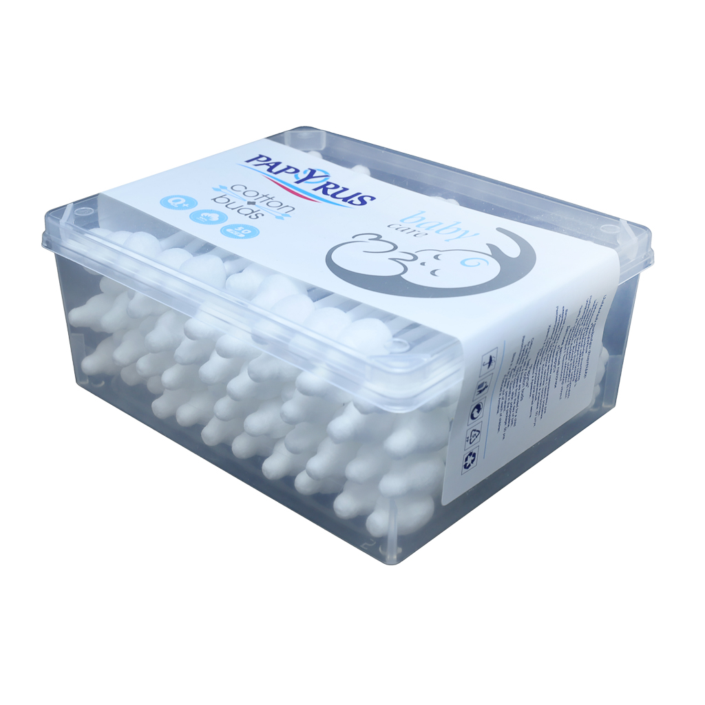 Մանկական բամբակյա փայտիկներ Papyrus