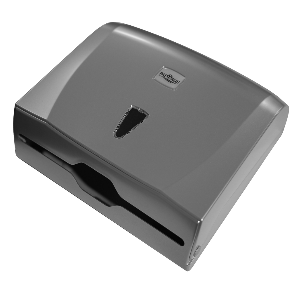 Z ծալվածքի թղթյա սրբիչի դիսպենսեր սարք 200 Թերթ / Մետալիկ, VIALLI