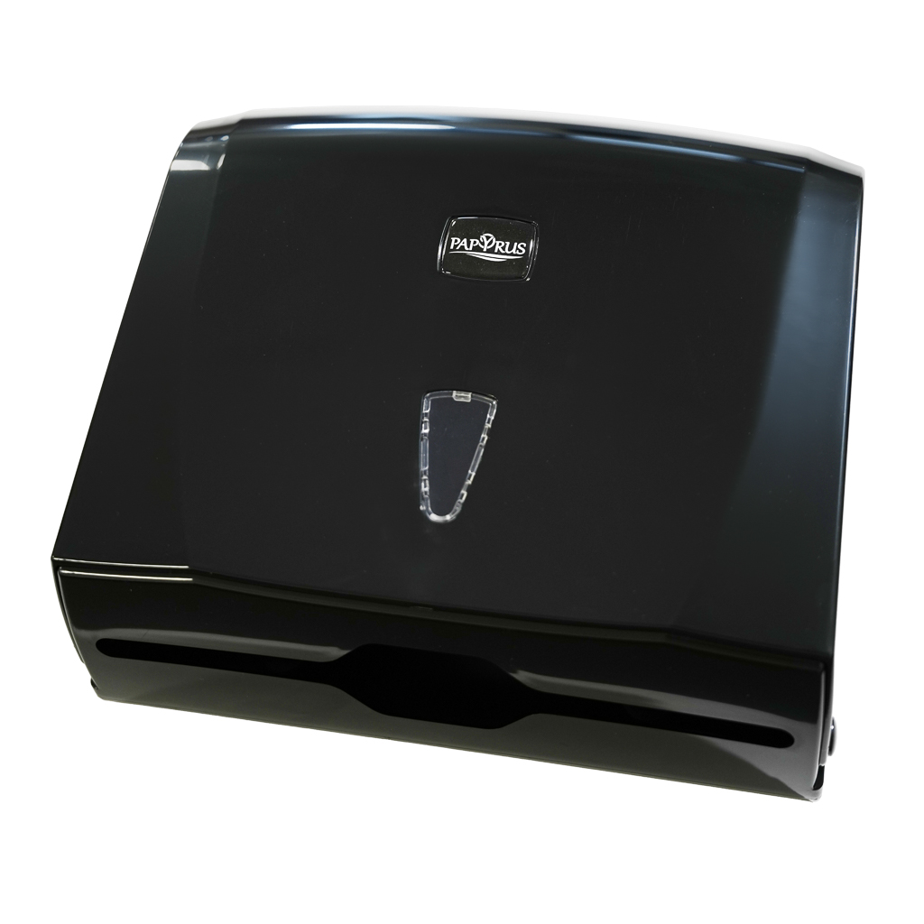 Z ծալվածքի թղթյա սրբիչի դիսպենսեր սարք 200 Թերթ / Սև, VIALLI